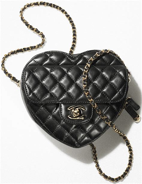 chanel bags heart|chanel heart bag price.